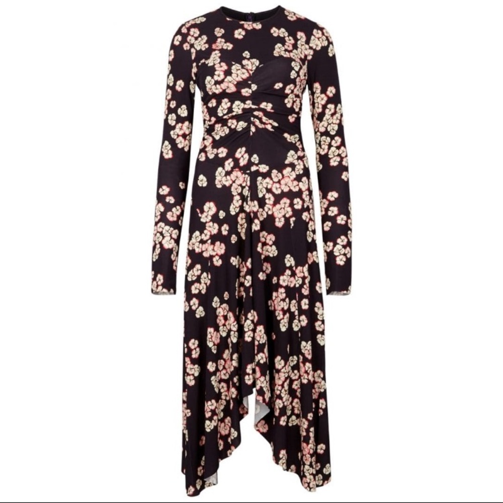 Isabel Marant Diana Cherry Blossom midi dress - Picture 2 of 8
